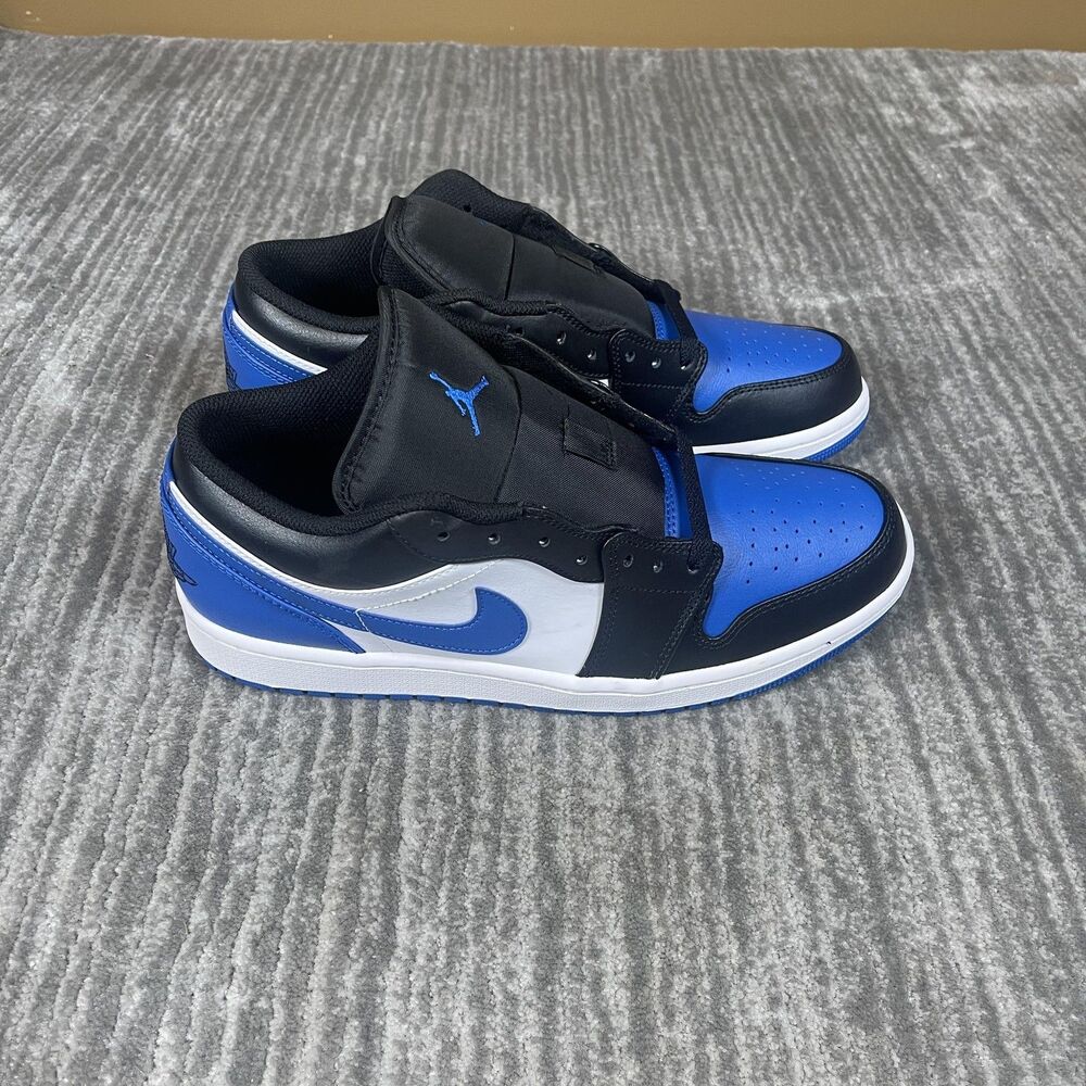 Jordan Air Jordan 1 Low Shoes Mens Size 10.5 Blue White Leather 553558-140